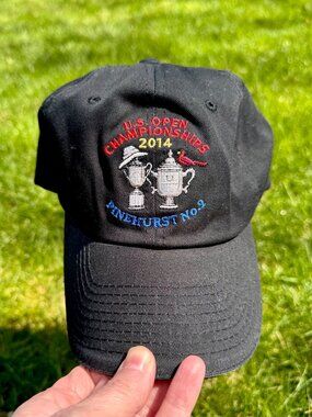 U.S. Open Championships Golf Hat 2014 Pinehurst #2 Martin Kaymer Black Hat USGA
